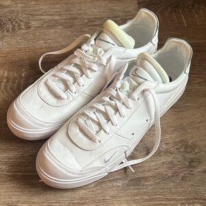 Nike Men's White and Cream Sneakers